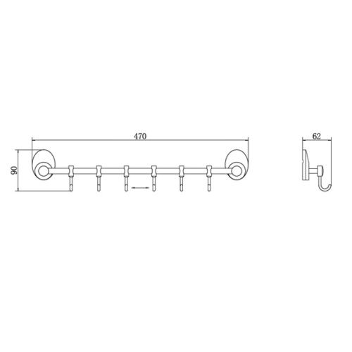 Крючок Fashun A1615-6 - фото 3