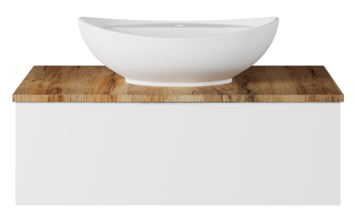 Тумба под раковину Misty Ива П-Ива-01090-951Я 90х45х30 подвесная - фото 2