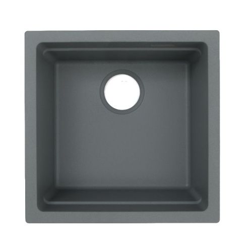 Кухонная мойка Grandex Aqua 500102 46х45 цвет серый поверхность матовая - фото 4