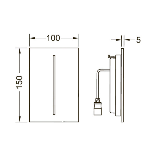 Лицевая панель Tece TECEfilo 9242076 - фото 2