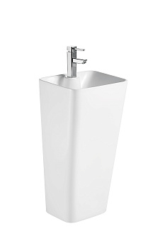 Раковина из сантехнического фарфора Cerutti SPA CT7830 43х36 напольная цвет белый 1 отверстие под смеситель