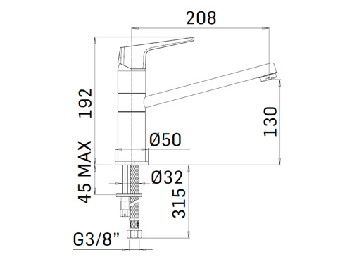 Смеситель для кухни Mamoli Programma Cucina 792500009001 на раковину хром - фото 2