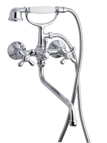 Смеситель для ванны Emmevi Deco Classic 12011СМ25/CO настенный хром/золото