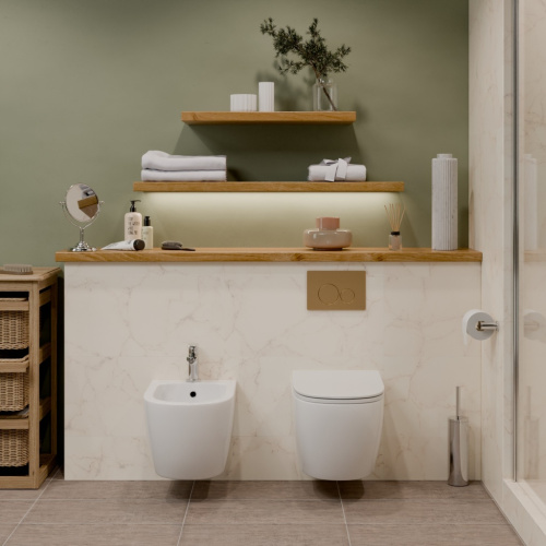 Биде Iberica Blanca Bilbao bide IB.BLA.B12 подвесное - фото 4