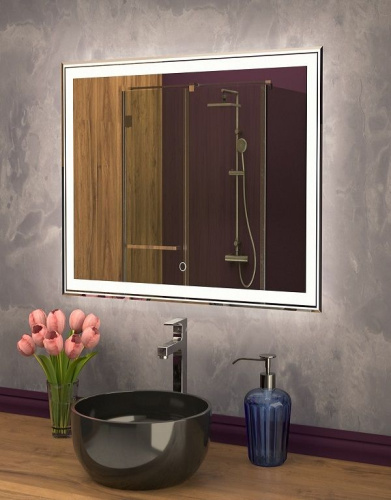 Зеркало в ванную Art&Max ZOE AM-Zoe-900-800-DS-F 90х80