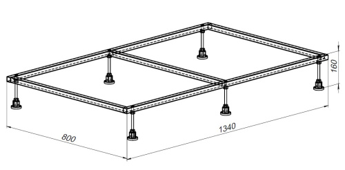 Каркас для поддона Allen Brau 8.00006 - фото 3