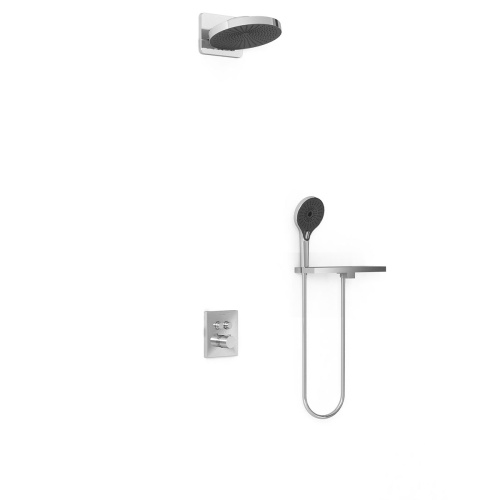 Душевая система Vincea VSFW-3I21T1RCH встраиваемая в стену с термостатом - фото 2