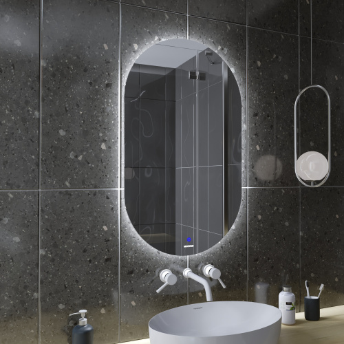 Зеркало в ванную Grossman NERO-промо 2460100 60х100 - фото 2