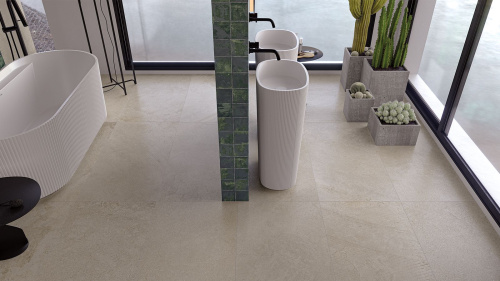 Раковина из искусственного камня Zenon Olympia 4000.000.000.000.39681 55х36 напольная цвет белый матовый - фото 5