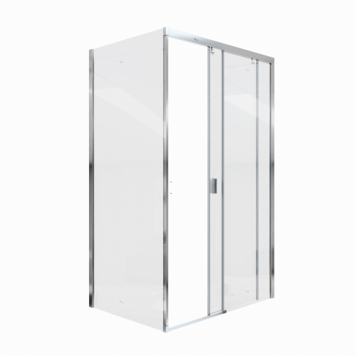 Душевой уголок Cerutti SPA MARBELLA 120 R 120х80 стекло прозрачное профиль хром глянцевый без поддона - фото 3