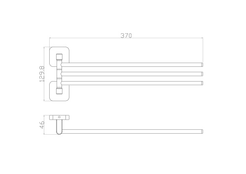 Полотенцедержатель Wonzon & Woghand Still WW-6641 - фото 2