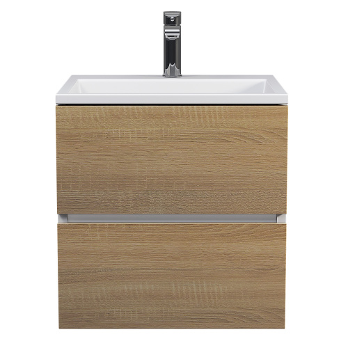 Раковина из литьевого мрамора Uperwood Barsa 2901120345 50х45 полувстраиваемая цвет белый - фото 5