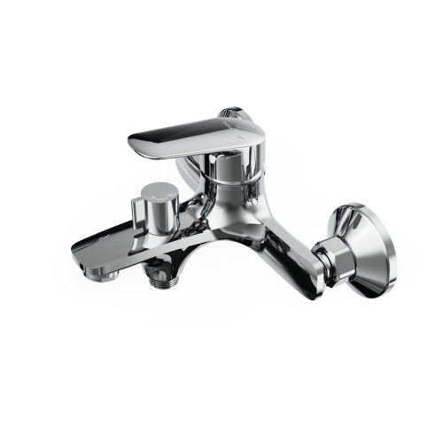 Смеситель для ванны Tokito HAPPO TOK-HAP-1014 настенный хром - фото 4