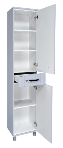 Шкаф-пенал Misty Терра П-Тер0504050-1ЯП 40х33х190 напольный цвет серый - фото 2