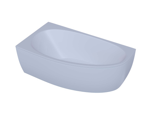 Ванна акриловая Aquatek Дива DIV170-0000002 170х90 пристенная асимметричная без каркаса без ручек - фото 2