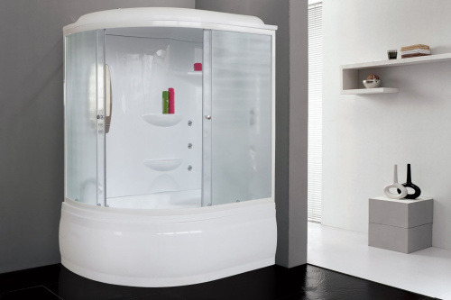 Душевой бокс Royal Bath ALP RB140ALP-C-R 140х95 асимметричная с крышей ориентация правая - фото 2