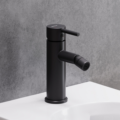 Смеситель Damixa Scandinavian Pure 360240300 на биде черный - фото 5