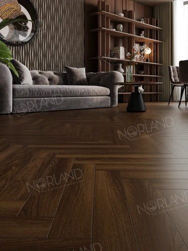 Ламинат Norland Elegant Herringbone Strong LF304-22 Дуб Треско толщина 1.2 см 34 класс 600х100 - фото 5