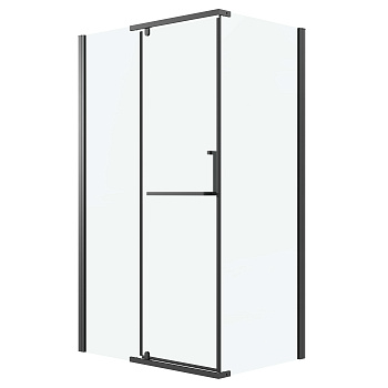 Душевой уголок Grossman Pragma 120.K33.03.1090.21.00 100х90 стекло прозрачное профиль черный матовый без поддона