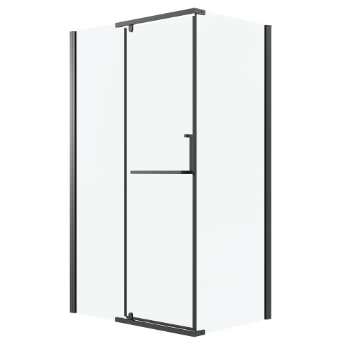 Душевой уголок Grossman Pragma 120.K33.03.1090.21.00 100х90 стекло прозрачное профиль черный матовый без поддона