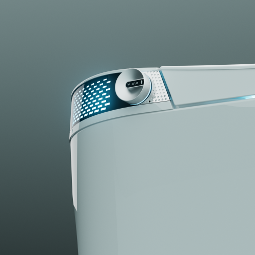 Электронный унитаз-биде напольный Timo ТЕ-741  белый с сиденьем микролифт безободковый смыв торнадо - фото 5