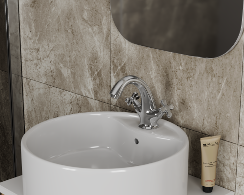 Смеситель Rush Sakhalin SA5350-11 на раковину хром - фото 3