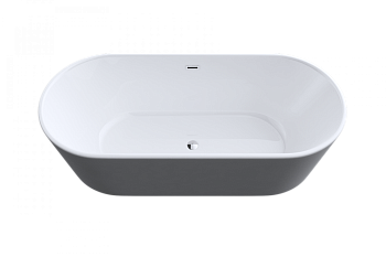 Ванна акриловая Art&Max AM-525-1700-745 отдельностоящая овальная
