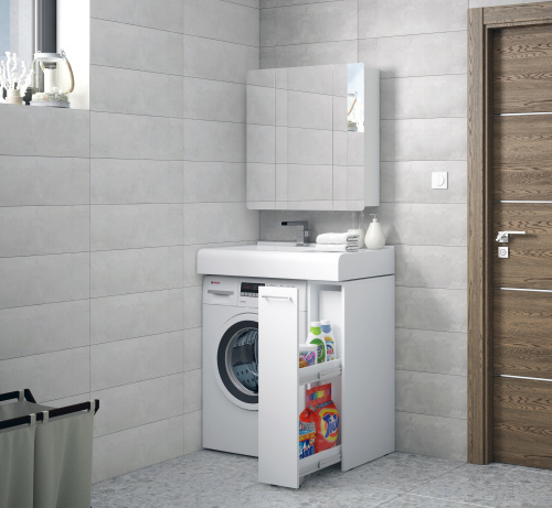 Комод Corozo Лео SD-00000782 19х50х85 напольный цвет белый - фото 5