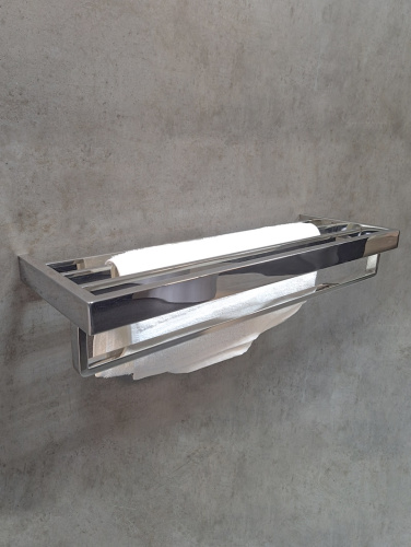 Полка в ванную комнату AltroBagno Aperto AltroBagnoAperto081504Cr - фото 2
