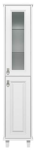 Шкаф-пенал Misty Версаль П-Вер05035-011ВСП 37х37х182 напольный цвет белый - фото 2