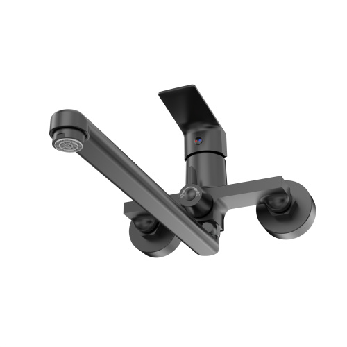 Смеситель для ванны Tokito AMA TOK-AMA-1015BL настенный черный - фото 4