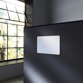 Клавиша смыва сенсорная Am.Pm Touch Pro I0450B01 цвет белый