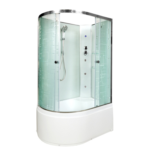 Душевая кабина AvaCan EM4511RNLED+GM 110х80 асимметричная без крыши ориентация правая - фото 3