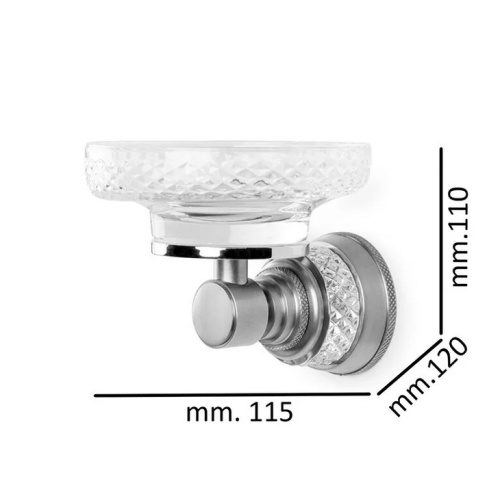 Мыльница Boheme Aura 10243-CR - фото 2