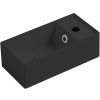 Раковина из сантехнического фаянса Simas AG 50 nero 50х30 подвесная цвет черный