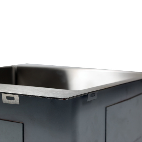 Кухонная мойка Melana ProfLine MLN-R5050H 50х50 цвет сатин поверхность матовая - фото 2