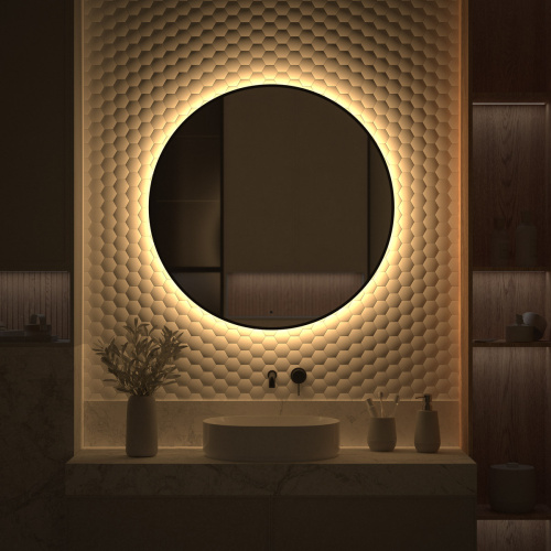 Зеркало в ванную Defesto AURA DF 2996R 90х90 - фото 5