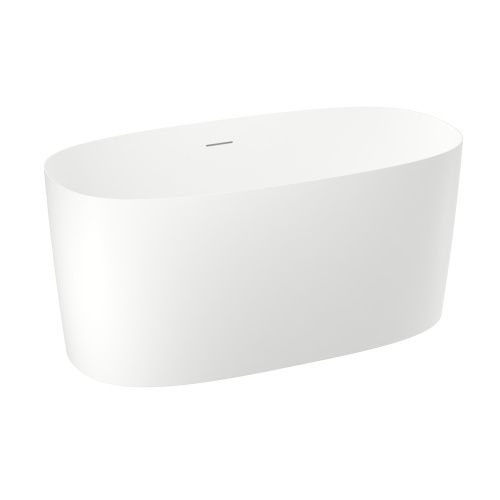 Ванна акриловая Wellsee Câlin 230201000 140х70 отдельностоящая овальная с ножками - фото 2