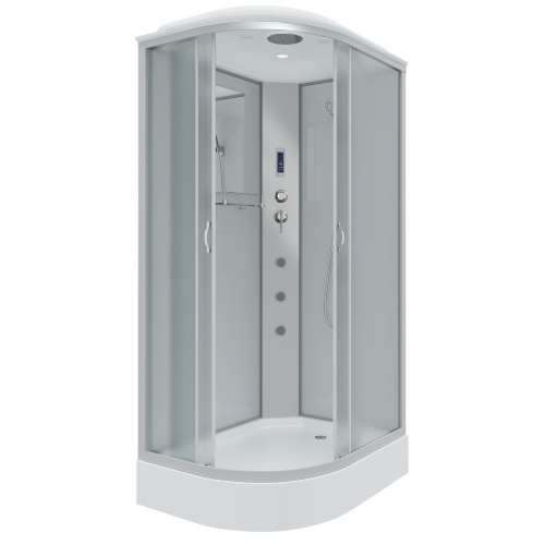 Душевая кабина Niagara Classic 33121423RF 120х80 асимметричная с крышей ориентация правая