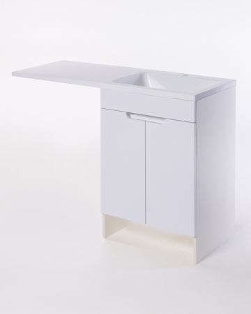 Тумба с раковиной Orange Sistema STD-120TUW+RAR 120х48х91 цвет белый