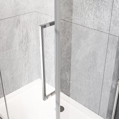 Душевая дверь Veconi Vianno VN34R-120-06-C7 120х195 стекло рифленое профиль хром глянцевый - фото 4