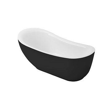 Ванна акриловая Grossman Style GR-2303MB 180х89 отдельностоящая овальная с каркасом