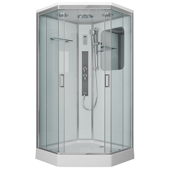 Душевая кабина Niagara Premium 60020114GD 100х100 трапеция с крышей ориентация универсальная