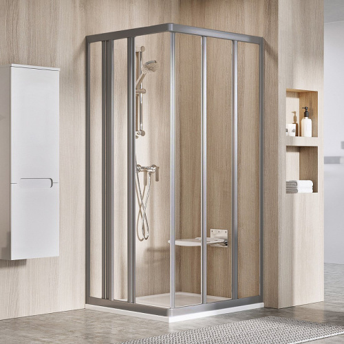 Душевая дверь Ravak Supernova 15V40UR2Z1 79x198 стекло прозрачное профиль сатин - фото 2