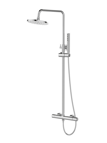 Душевая стойка Agger Slim A2291200 настенная цвет хром - фото 2