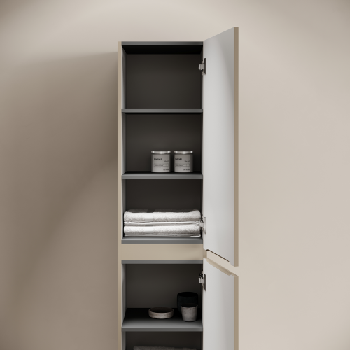 Шкаф-пенал Sancos CODE PCD35GB 35х35х165 подвесной цвет серо-бежевый - фото 5