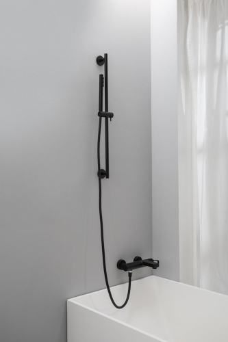 Душевой гарнитур Paffoni Life ZSAL135NO настенный черный - фото 3