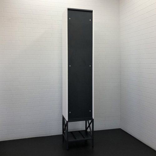 Шкаф-пенал Comforty Бредфорд 00-00009884CF 39х32х190 напольный цвет белый - фото 5