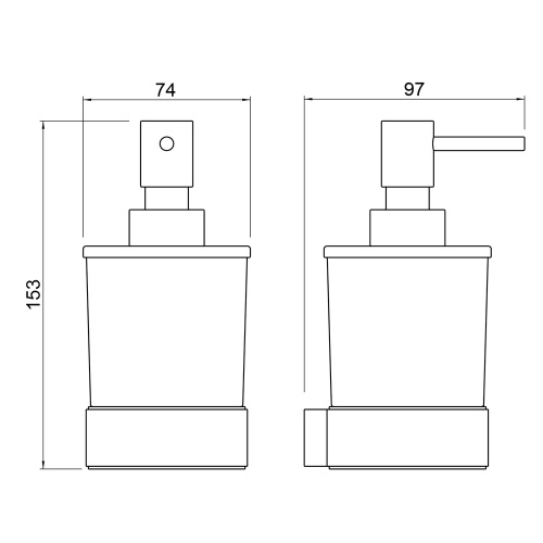 Дозатор Timo Selene 14039/03 - фото 2