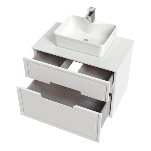 Тумба под раковину Taliente Olejo TA-MBO-60PS-blanco 59х49х56 подвесная - фото 2